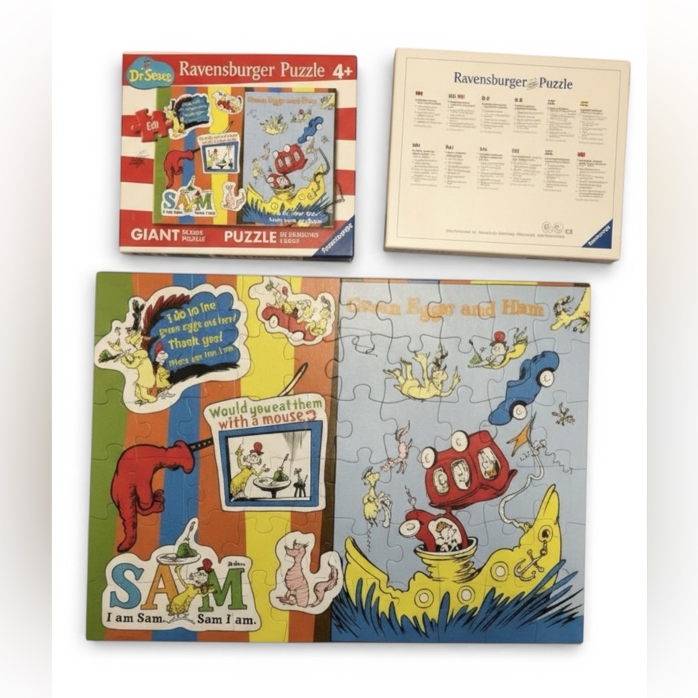 Dr. Seuss Ravensburger Puzzle Giant Floor 60‎ Piece